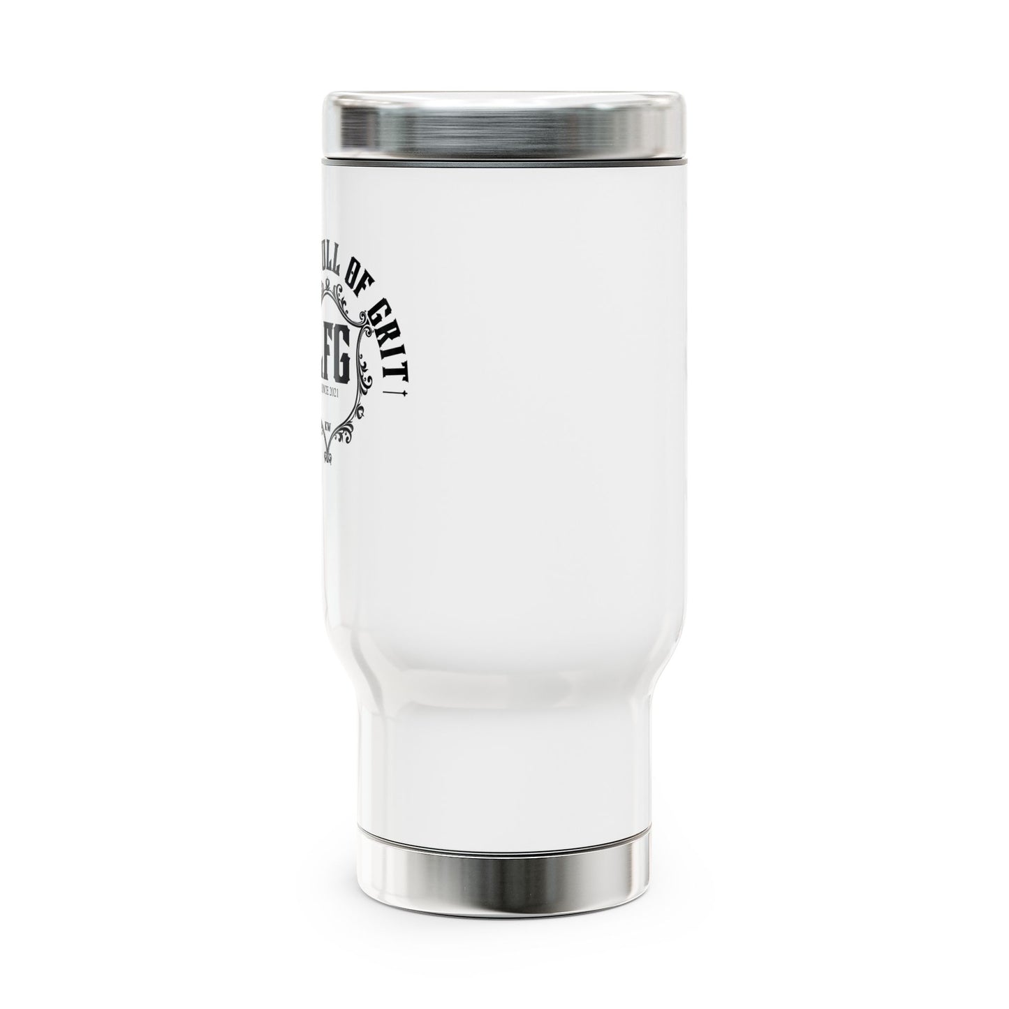 Stainless Steel Travel Mug with Handle, 14oz