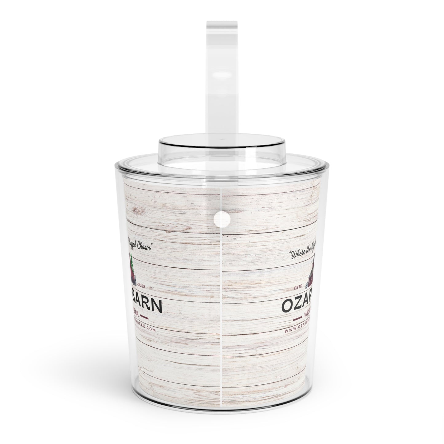 Serve it Up with Ozark Barn Ice Bucket with Tongs