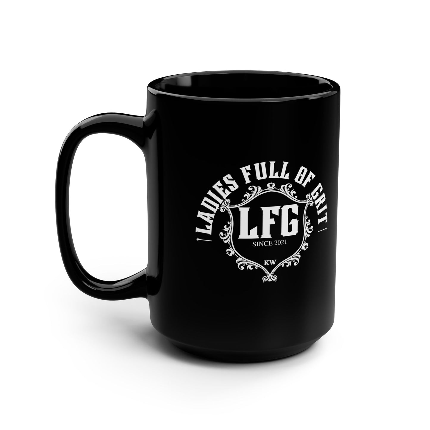 Black Mug, 15oz