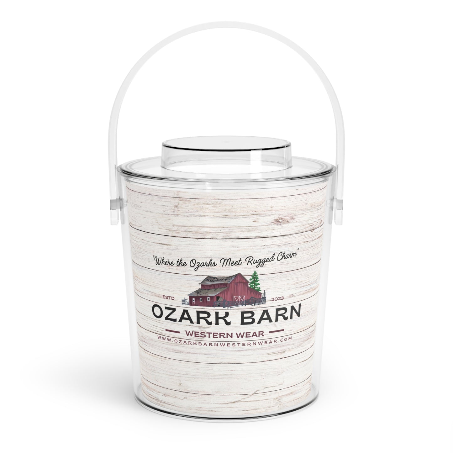 Serve it Up with Ozark Barn Ice Bucket with Tongs